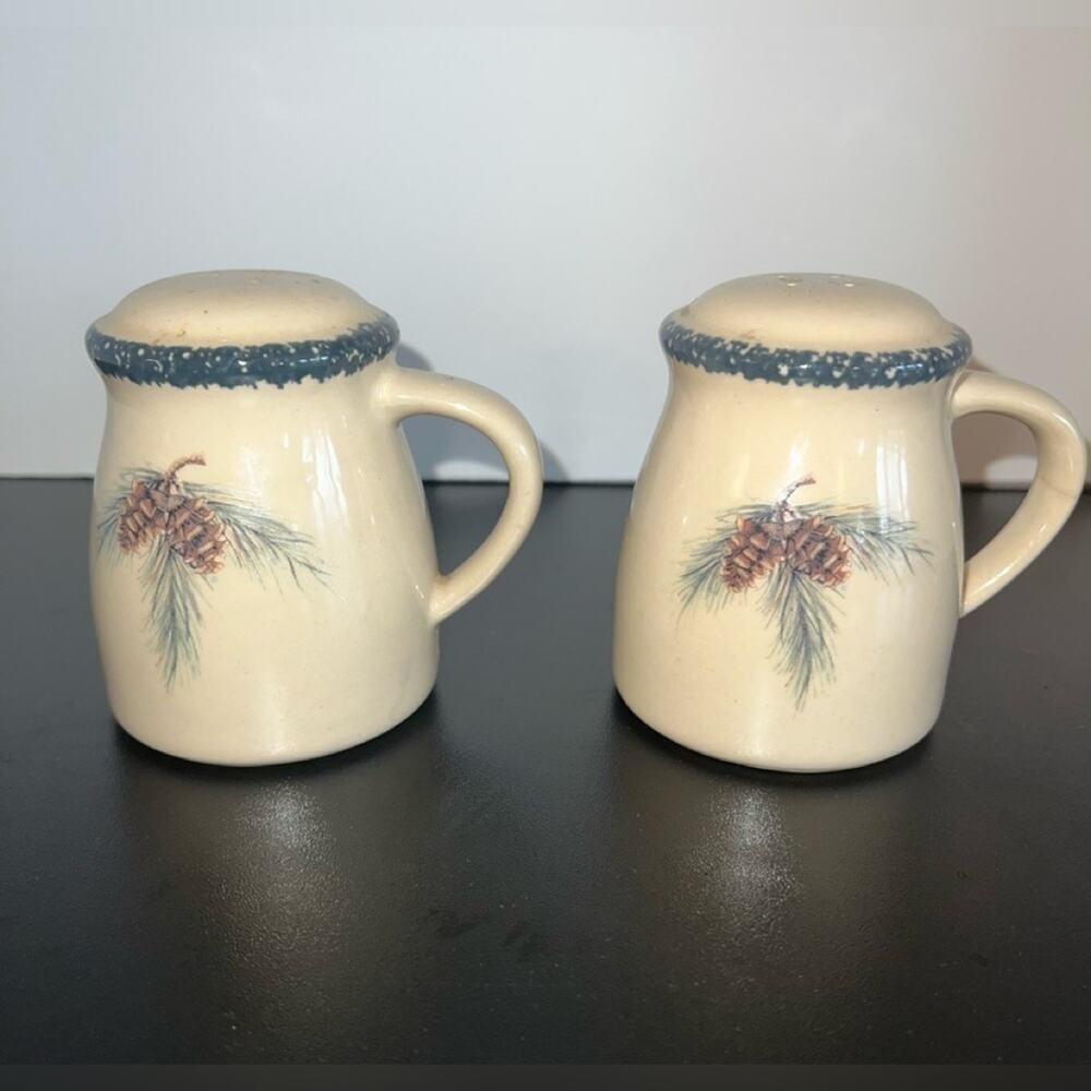 NORTHWOODS SALT AND PEPPER SHAKERS MINT